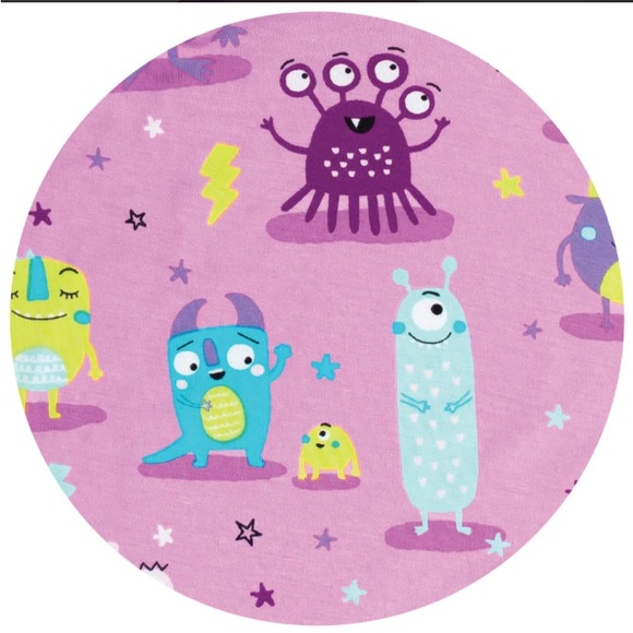 Little Sleepies Purple Moster Mayhem Women’s Pajama Pants - NWT - Picture 3 of 5